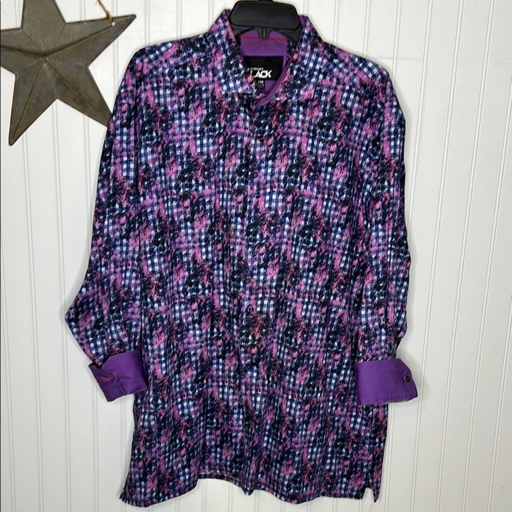 Westport Men's Vibrant Plaid Long Sleeve Shirt Size 2XB